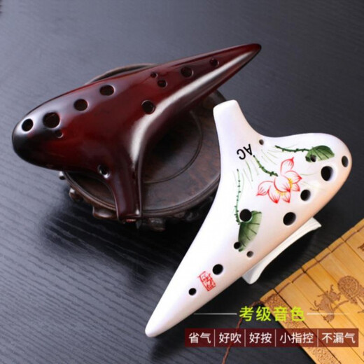 
Hong Xiao’s 12-hole C-level playing instrument hand-painted ancient chronograph; [Popular model for beginners] Fisherman
