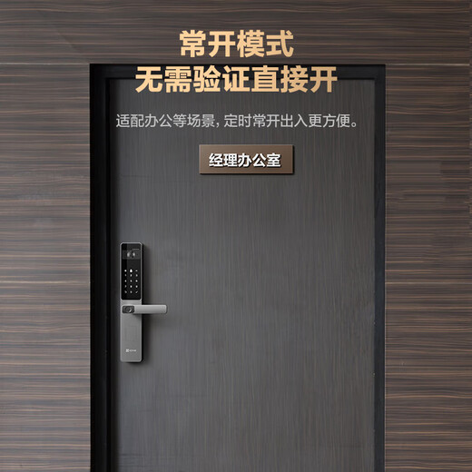 EZVIZ DL20FVS Face Large Screen Video Lock 3D Face Recognition Fingerprint Palm Vein Smart Lock Home Visual Cat Eye Doorbell Electronic Door Lock DL20FVS Extreme Gray Standard Lock Body