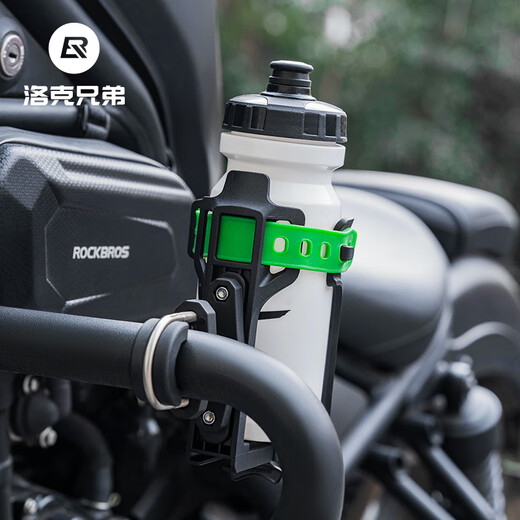 Rock Brothers motorcycle water cup holder adjustable bicycle mountain road bike water bottle holder motorcycle riding bracket black and red