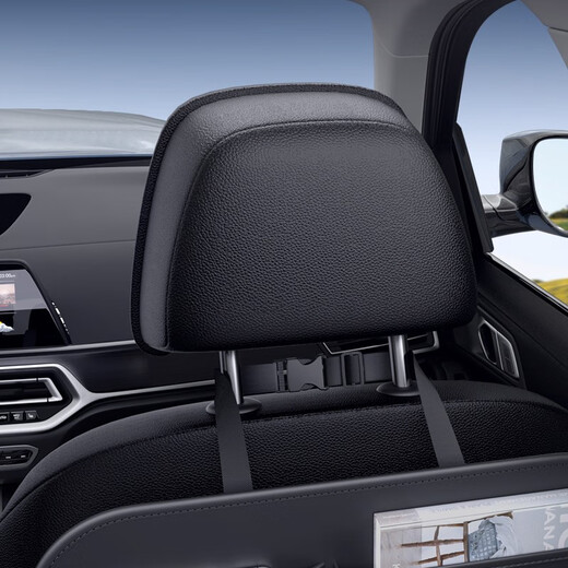 Wuji car seat back storage bag hanging bag car multifunctional chair back storage box storage bag car interior decoration supplies Honda car series large storage bag - customized black one-pair (2 pieces)