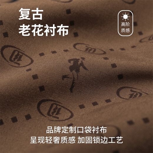 与狼共舞【抗皱易打理】商务通勤休闲裤百搭男士休闲长裤 701卡其 33 