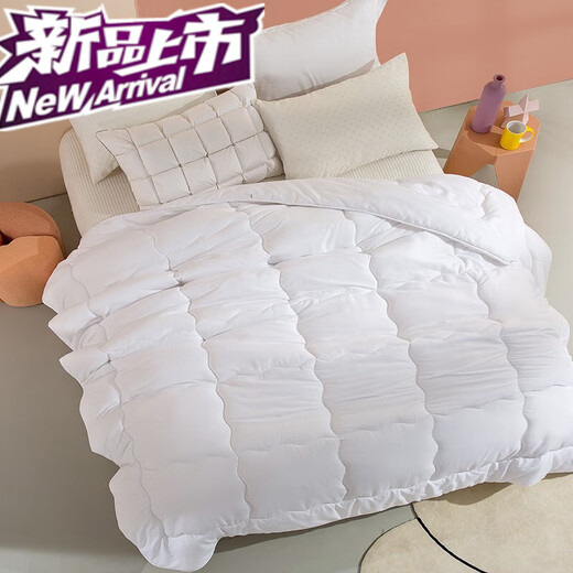 Nanbowan Luolai Life's brand fiber spring and autumn quilt, winter quilt, warm quilt, core, four seasons quilt, Yiyun seven-hole anti-mites spring and autumn quilt 220*240cm