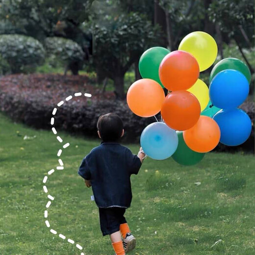 Smile Party Thickened 10-inch latex balloon candy color Graduation Valentine's Day Opening Anniversary Decorative Balloon Layout Random Color Mixed (10 pieces)