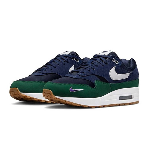 Nike (Nike) Nuevas zapatillas para mujeres Zapatos para mujeres 2025 Airmax de verano Air Cushion Shock Sweakers Fashionable Ligera de moda y zapatos casuales transpirables DV3887-400/Marina 38.5