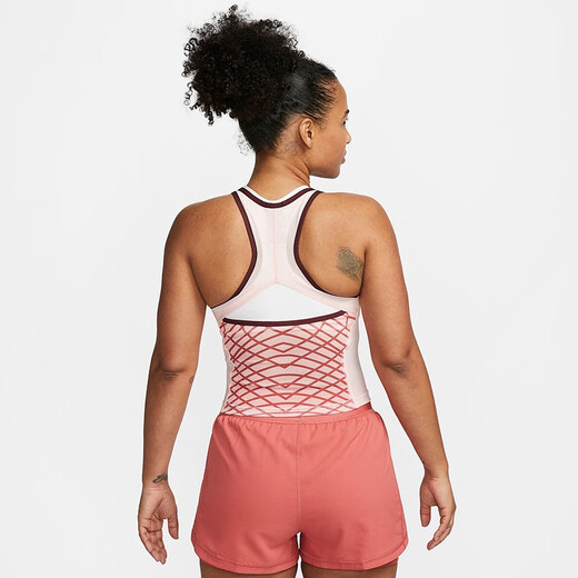 NIKE耐克网球运动背心女子郑钦文同款网球服新款速干透气专业训练上衣 DR9755-686【法网款】 L