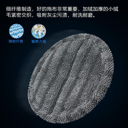 Water wizard适用于戴森吸尘器拖把头配件吸头V7V8V11V15专用拖地头V10 Slim洗地一体机旋转擦头含水箱替换抹布 【V7-15】电动拖把头（水箱一体款）