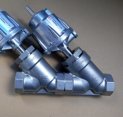 Imported German Gemi pneumatic angle seat valve GEMU51440D1375142061 stainless steel DN40 514 40D137 512 (10 kg liquid)