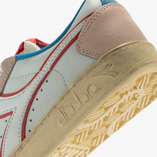 DIADORA DIADONA FEMMES DES CLASSES Classic Basketball Chaussures Stone Lavage vieilles baskets Rétro Chaussures Casual Chores Magic Blanc / Rose rose / C9866 37