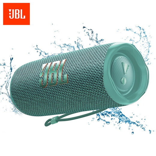 JBL FLIP6 Music Kaleidoscope Sixth Generation Portable Bluetooth Speaker Waterproof and Dustproof Track Speaker Outdoor Cycling Speaker Shopping Recommended Gift Lake Green