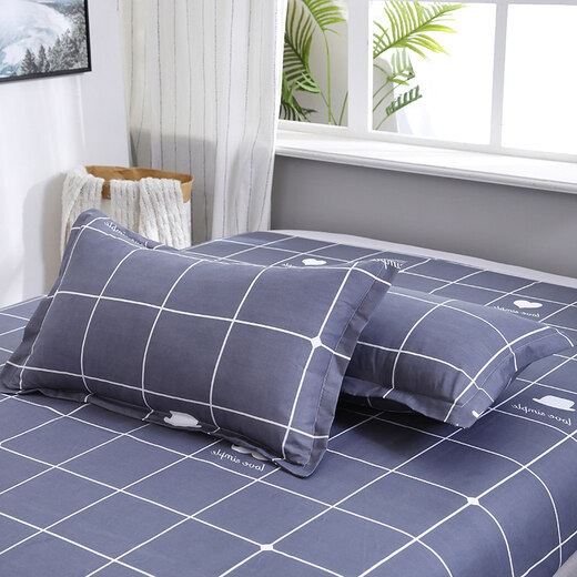Internet celebrity pillowcase single pillowcase children cartoon summer double pair pillow core inner liner set 40x60cm pillowcase single dark gray