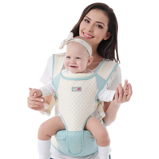 Aibeiyou 7,5 cm Schritt breiter Baby -Gurt Taillenhocker Multifunktional Sommer atmungsaktives Stück, vier Jahreszeiten Grau - neuer Stuhlkern