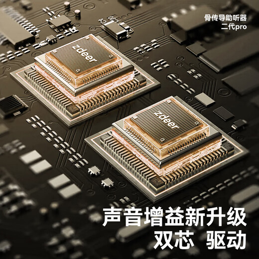 Left click zdeer exclusive bone conduction hearing aid anti-lost for middle-aged and elderly people with mild to moderate hearing loss behind the ear G2402