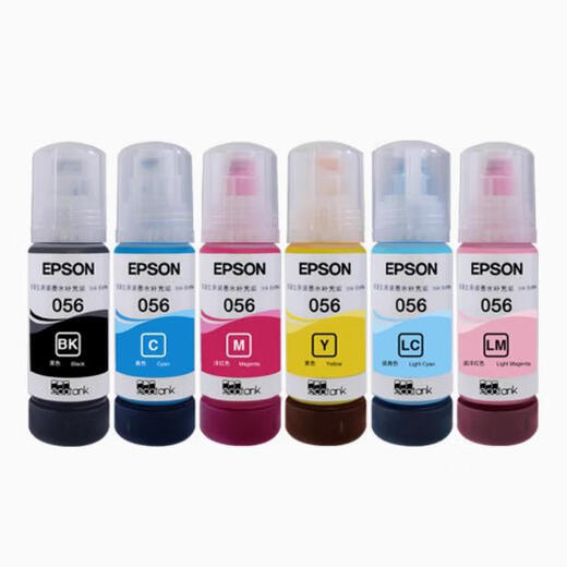 爱普生（EPSON）056原装拆机6色墨水打印机L8058L18058/T674 673墨仓补充装 六色三套送两套