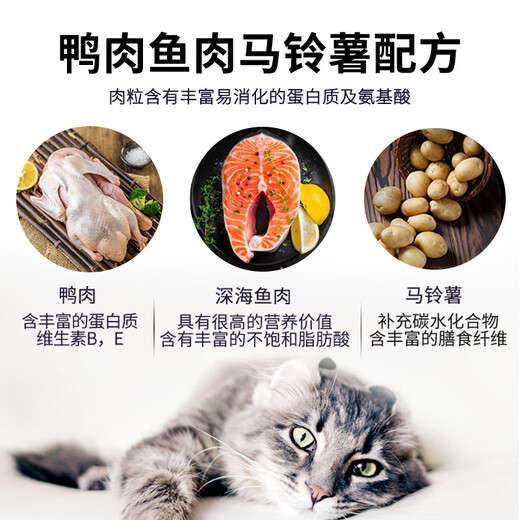 BOTH N3 cat food into cats, beautiful hair, few tears, duck meat, fish, cat food into cat food 15 lbs/6.8kg