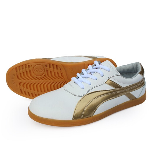 
Qiao Shang Tai Chi shoes, beef tendon sole, men and women's martial arts shoes, Tai Chi special competition performance shoes, soft, light and not smelly feet, white 673 39