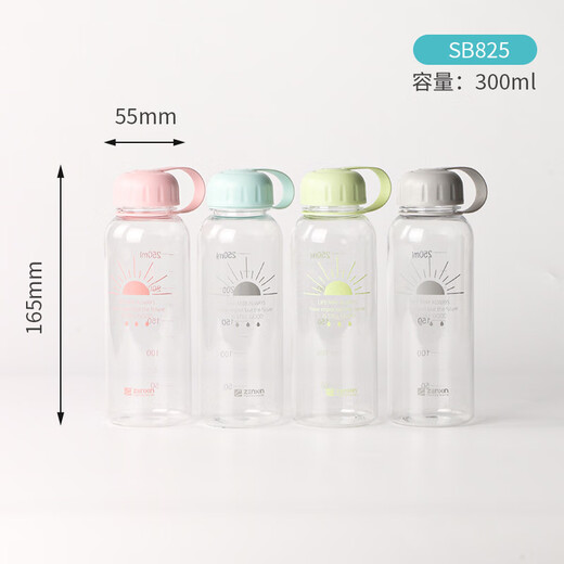 帮力奇振兴水杯振兴直身太空杯600ML喝水杯子学生水壶带刻度运动水瓶LB 600mlSB878/ 200-900ml/