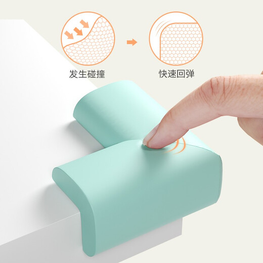 BEIDELI (BEIDELI) Children's Anti-collision Angle Anti-collision Strip Safety Protection Angle Baby Table Corner Cover Bed Windows Pack Table Sticker Coffee Table Right Angle Black [10 Packs of Self-adhesive Glue] L-shaped