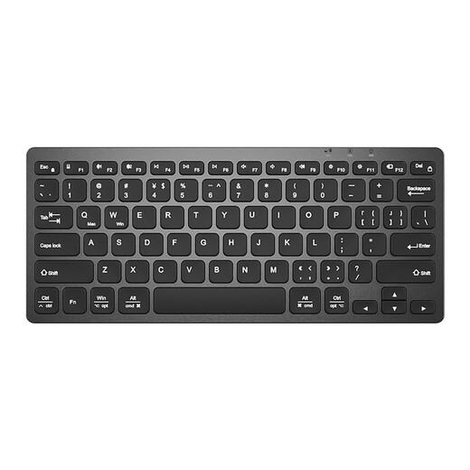 
B.O.W Hangshi HD098C dual-mode wireless Bluetooth charging keyboard mobile phone tablet iPad computer Apple Xiaomi Huawei office universal ultra-thin silent keyboard gray black