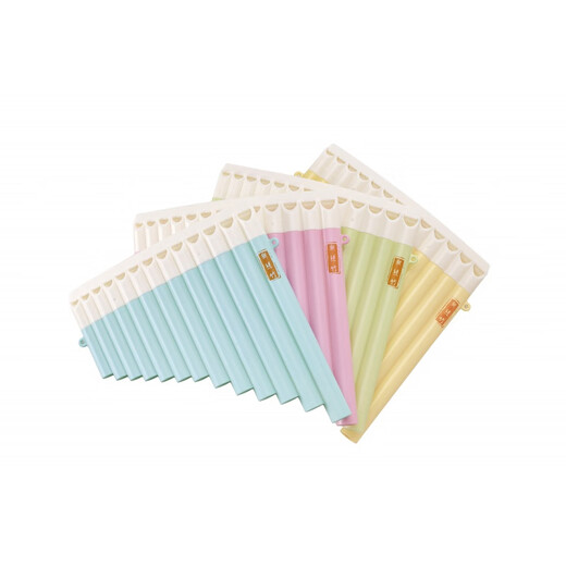 Kurze Cloud New Seide und Bambus 13-Röhrchen Mini Phonic Panflute Ruanta Group Kauf Link Student Nationales Musikinstrument Panflute Hellblau