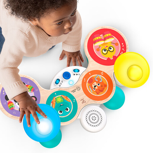 Hape Kindergartenunterricht AIDS Anfänger Jazz Drum Intelligent Mix Touch-Set Drum Kindergeschenk 800900