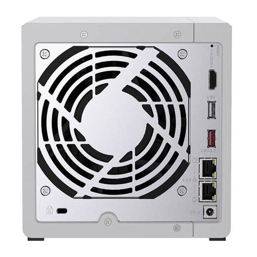 威联通（QNAP）TS-464C 8G内存四盘位家庭云四核心网络存储服务器NAS TS-464CW+企业盘（8T*2）