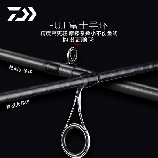 达亿瓦（DAIWA）BASS X Y 路亚竿 单杆钓微物马口白条翘嘴鳜鱼打黑雷强远投泛用杆 682LB/2节/2.03米软调枪柄