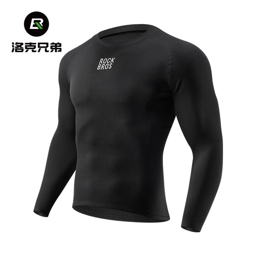 Locke Brothers Autumn and Winter Warm Sweatshirt Long Sleeve Men's Mountain Road Cycling Fleece Cycling Jersey with M/L