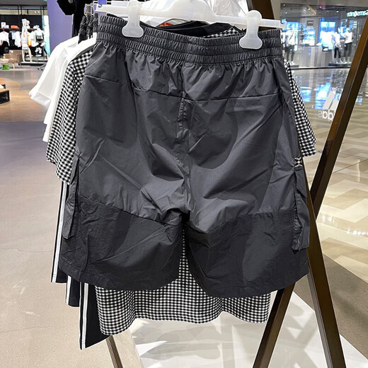Adidas NEO shorts men's pants 2025 summer breathable casual pants fitness training pants work style sports pants HC9737 S