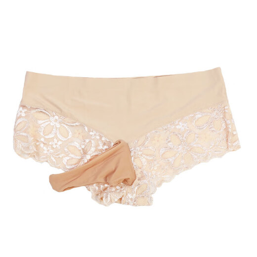 Erwachsene Männer sexy Unterwäsche Unterwäsche Perverte Spitze integrierter Eis Silk Herren-Set sexy Hüftlebedelung einteiliger Tanga sexy Slips niedrige Taille 2023 neuer Stil stimulierender schwarz offener Schritt [100-160jin [Jin gleich 0,5 kg]]