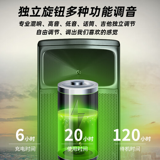 Xinke H15 dual 15-inch square dance outdoor Bluetooth speaker lever outdoor ktv bass player performance professional electric acoustic guitar bass folk singing instrument speaker dual microphone