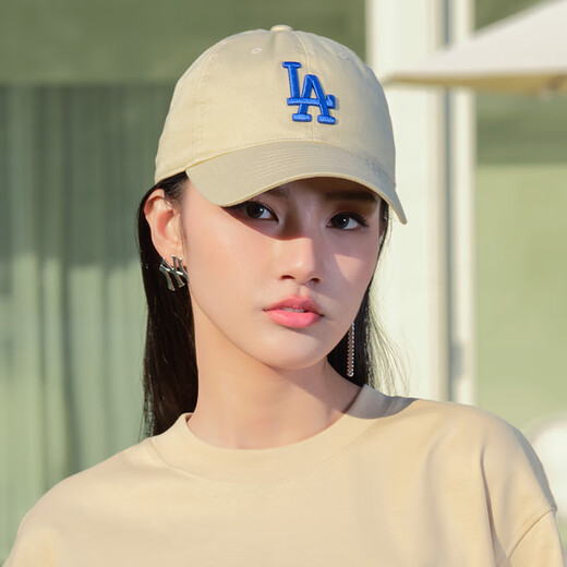MLB帽子男女软顶棒球帽虞书欣明星同款运动鸭舌帽3ACP6601N-07BGS-F