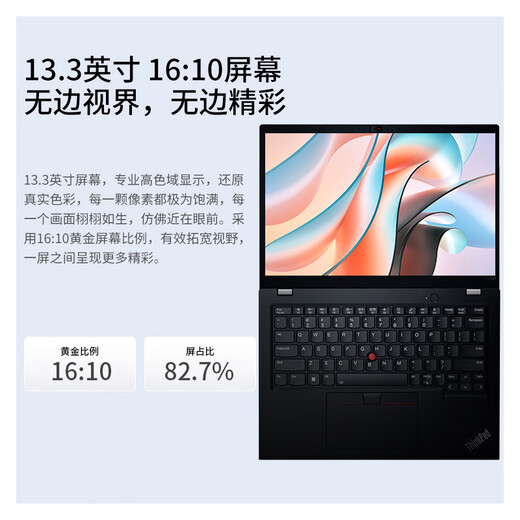 ThinkPad S2 轻薄本 可选AI PC Ultra处理器 13.3英寸高色域轻薄便携商务办公娱乐学习笔记本电脑 酷睿i7-1355U 16G 512G 人脸识别 13.3英寸100%sRGB高