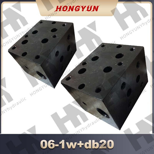 Jingsenzhen hydraulic oil circuit block valve block 04-1W+YF/2W/3W/4W/5W/6W/7W standard oil distribution block 04-8W