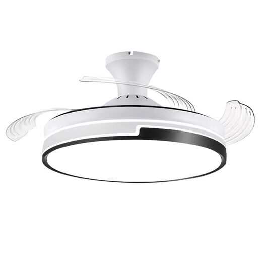 Smart Voice App Light Luxus unsichtbarer Lüfter Licht Schlafzimmer Esszimmer Wohnzimmer Lüfter Licht HP-9758 [Top-Konfiguration] Volles Spektrum RA98 [Smart Model] Elf + Voice +