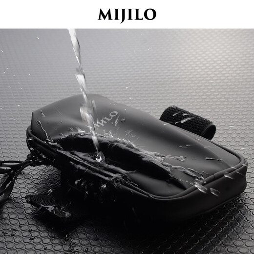 MIJILO large-capacity running mobile phone arm bag men's and women's sports mobile phone arm bag universal waterproof arm bag wrist bag arm bag black