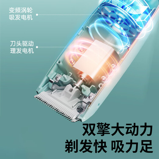 Yijian (yijan) Automatisches Haar saugen Baby Haarhaare Hairircutter Baby Rasierer Neugeborenes Haar geschnitten Elektrische Fader HK988