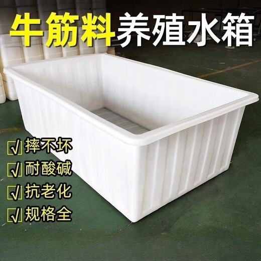 Xianming (200 litres Bœuf Tendon Tank Water: 83 * 60 * 53 cm) Tendon de bœuf réservoir d'eau en plastique Rectangulaire Bode de stockage d'eau aquaculture Bodet Tendon Board Tendon Shallow Pot Cisqueurs C686