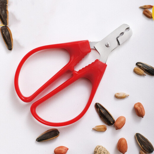 Furongjing melon seeds and pine nut shelling pliers, stainless steel household watermelon seed pliers, peeling peanut shells, nut clips, melon seed shelling device (1 piece)