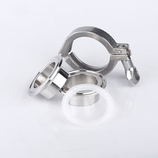 Lu Yueting 304 stainless steel quick connector clamp set large diameter quick welding direct chuck fixed buckle silicone 127 chuck 145
