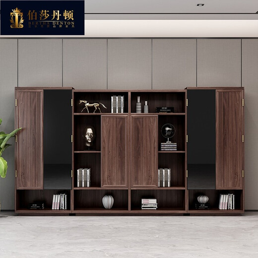BERTHA DENTON New Chinese style boss table solid wood office desk and chair combination simple and elegant executive desk chairman's office 2.2m boss table