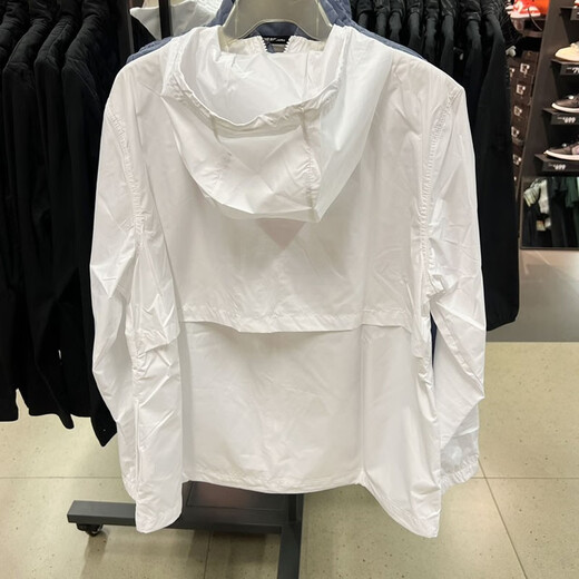 耐克（NIKE）外套女装夏季运动服宽松连帽休闲夹克梭织开衫上衣DM6180 DM6180-100白色  M