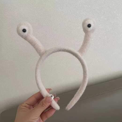 Timo Children's Day headband can make sounds, funny hair accessories, children's headwear, cute snail small tentacle headband 520 lover, can make sounds snail headband - black