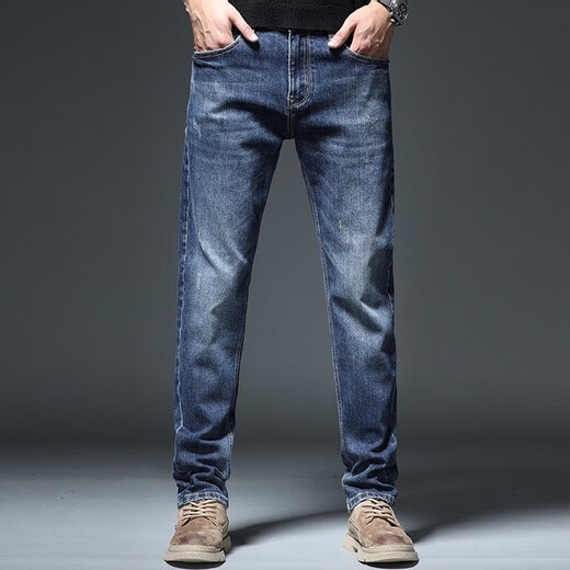 Jeep Spirit Jeans's Men's Spring и осень Новые высококачественные брюки.