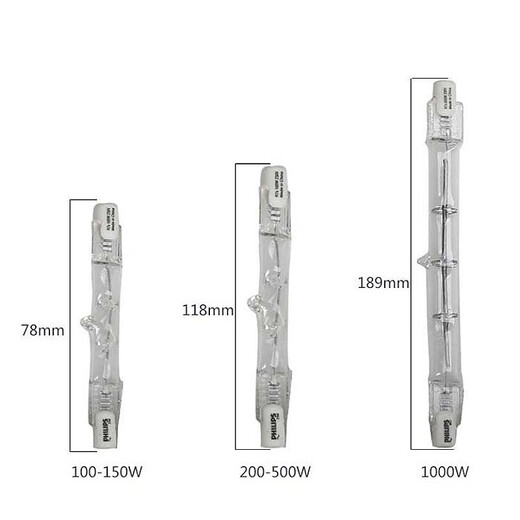 Philips double-ended tungsten halogen lamp T3Q iodine tungsten lamp 1000W 2900K yellow light length 189mm