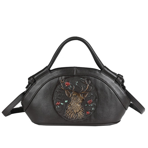 Olfinsi Original Design tragbares Leder Frauenbag 2025 Neue Bag Shell -Tasche Frauen Crossbody Body Weiche Lederumbeltasche Frauen schwarz
