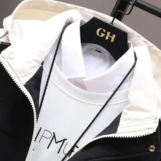 Romonjacke Herren Frühlings- und Herbstjacke Herrenmodetesport und ungezwungene 2025 Herren- und Winter Lose Kapuze -Top 9902 Khaki Jacke 3xl