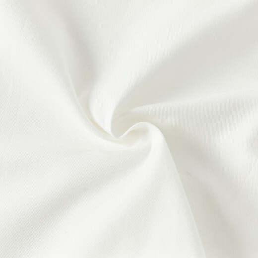 DAVE&BELLA children's long-sleeved shirt cotton girls' top spring new baby shirt children's clothing toddler bottoming shirt white ready in stock 100 cm (recommended height 90-100cm)