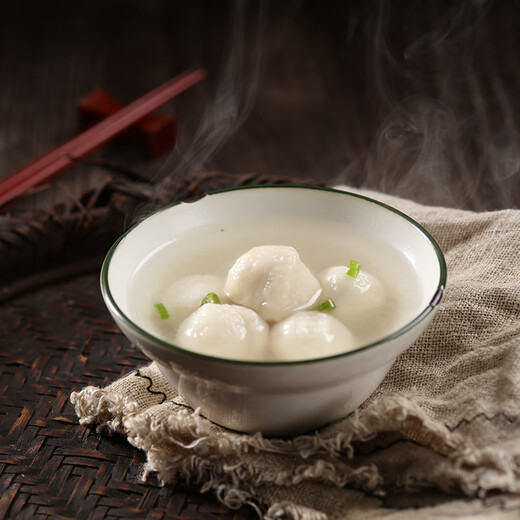 
Haixin [59 yuan optional 5 pieces] Upgrade Lock Fresh Series Fish Balls Shrimp Slippers Beef Balls Hot Pot Combination Fujian Specialty Skewers Tender Fish Balls (200g)