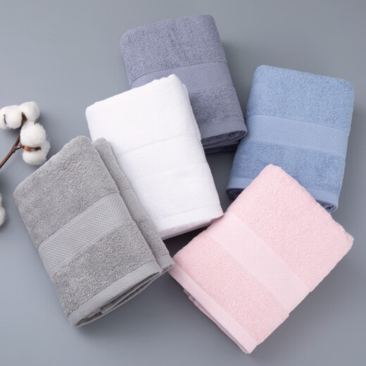 Grace pure cotton 5A grade anti-bacterial and anti-mite high-end large bath towel for men and women, enlarged and thickened, hotel quick-drying single pack