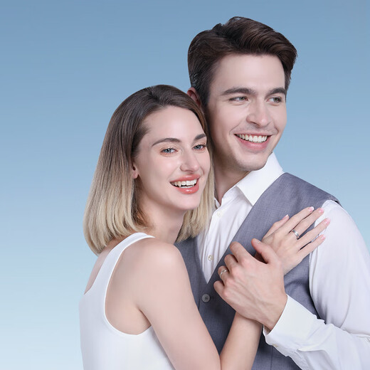 Luxury pearls in stock, Lei pt950 platinum ring, men's and women's platinum couple's ring, wedding ring, plain ring, No. 9, 3.84g